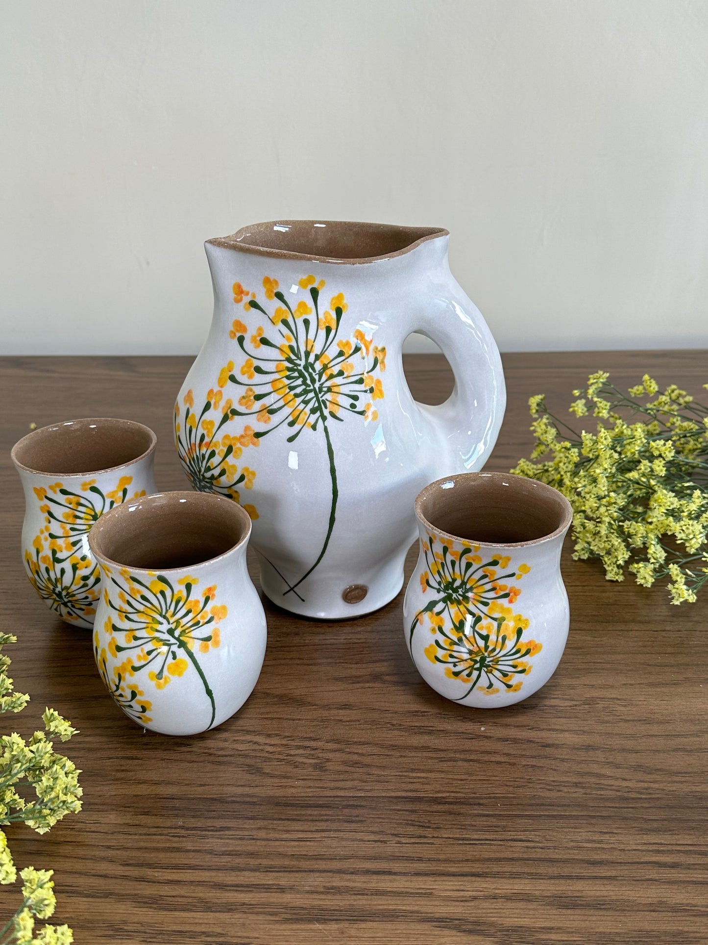 Blossom Tableware Collection - Protea Pitcher & Cups