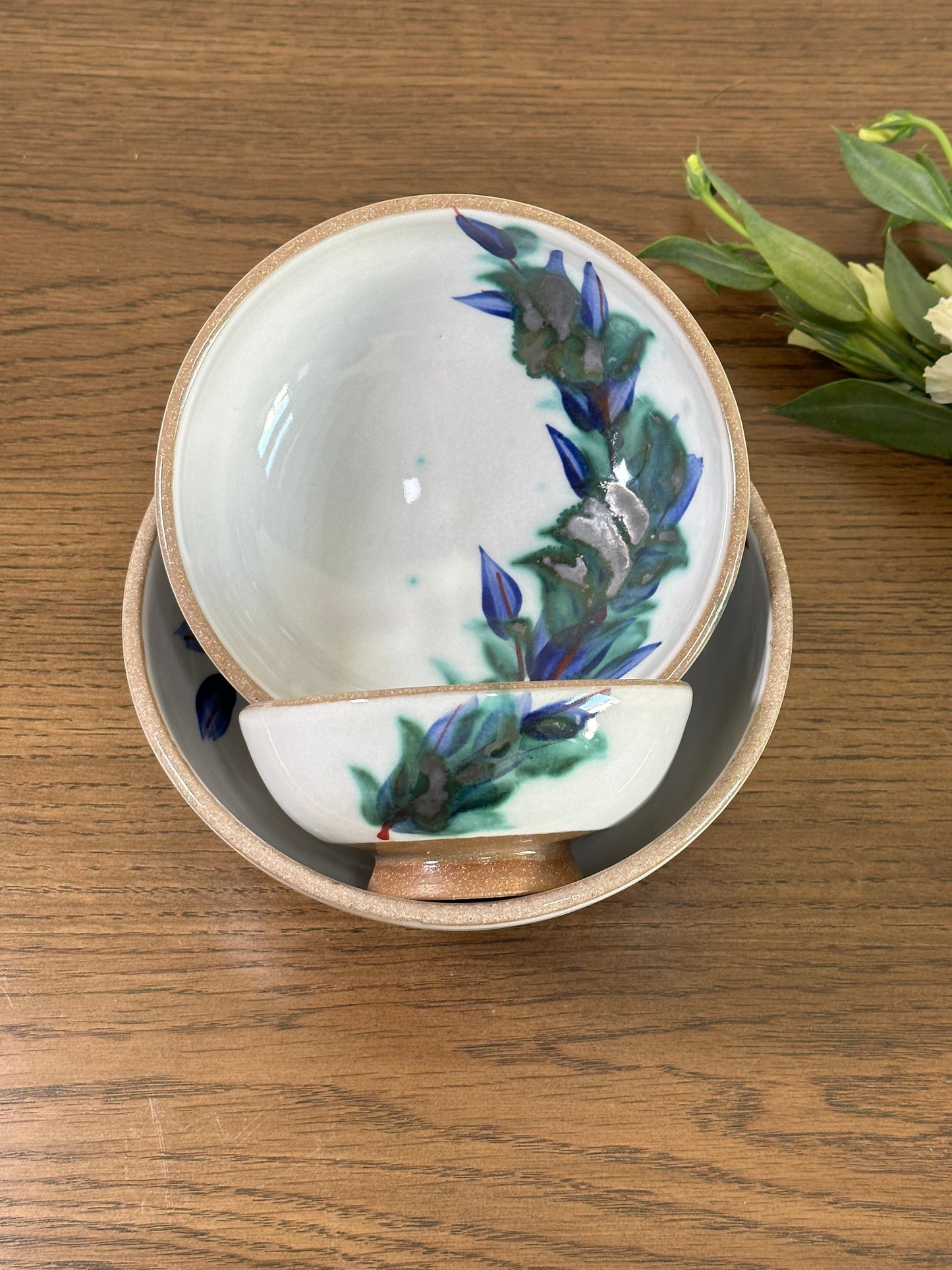Blossom Tableware Collection - Blue Orchid Bowl