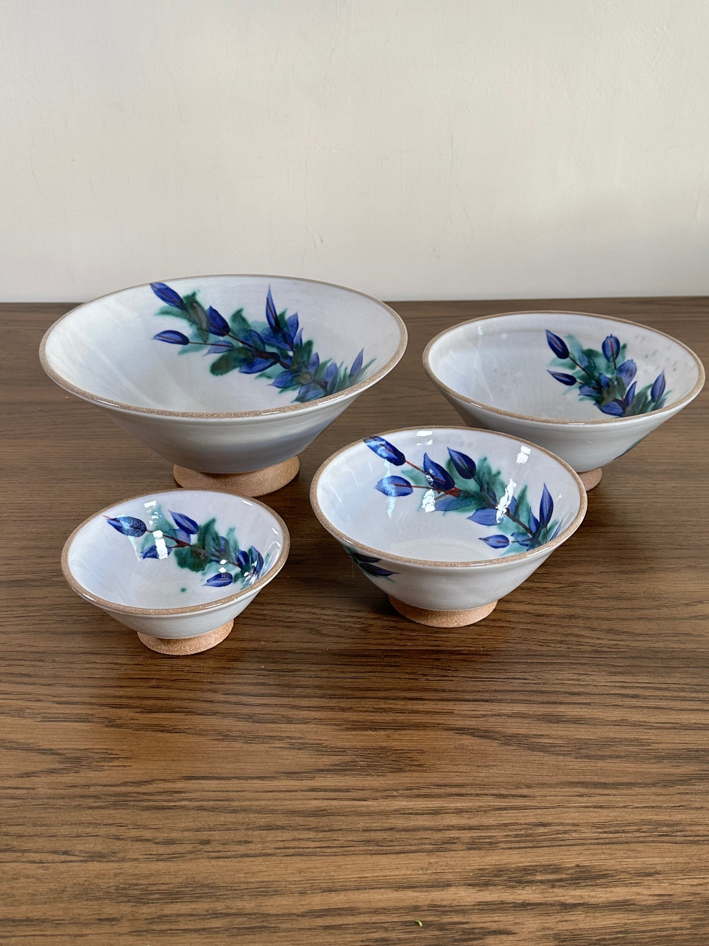Blossom Tableware Collection - Blue Orchid V Bowl