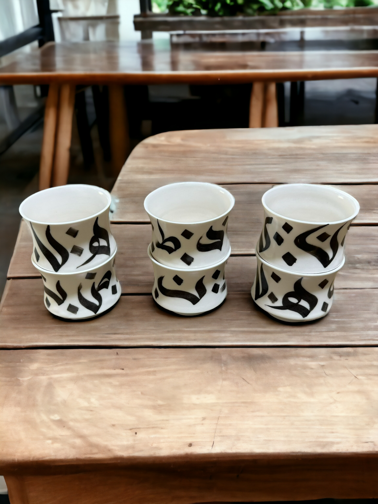 Kanz - Calligraphy Cappucino cups