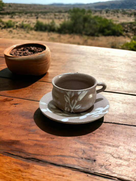 Desert Tableware Collection - Desert Flower Coffee cup with saucer