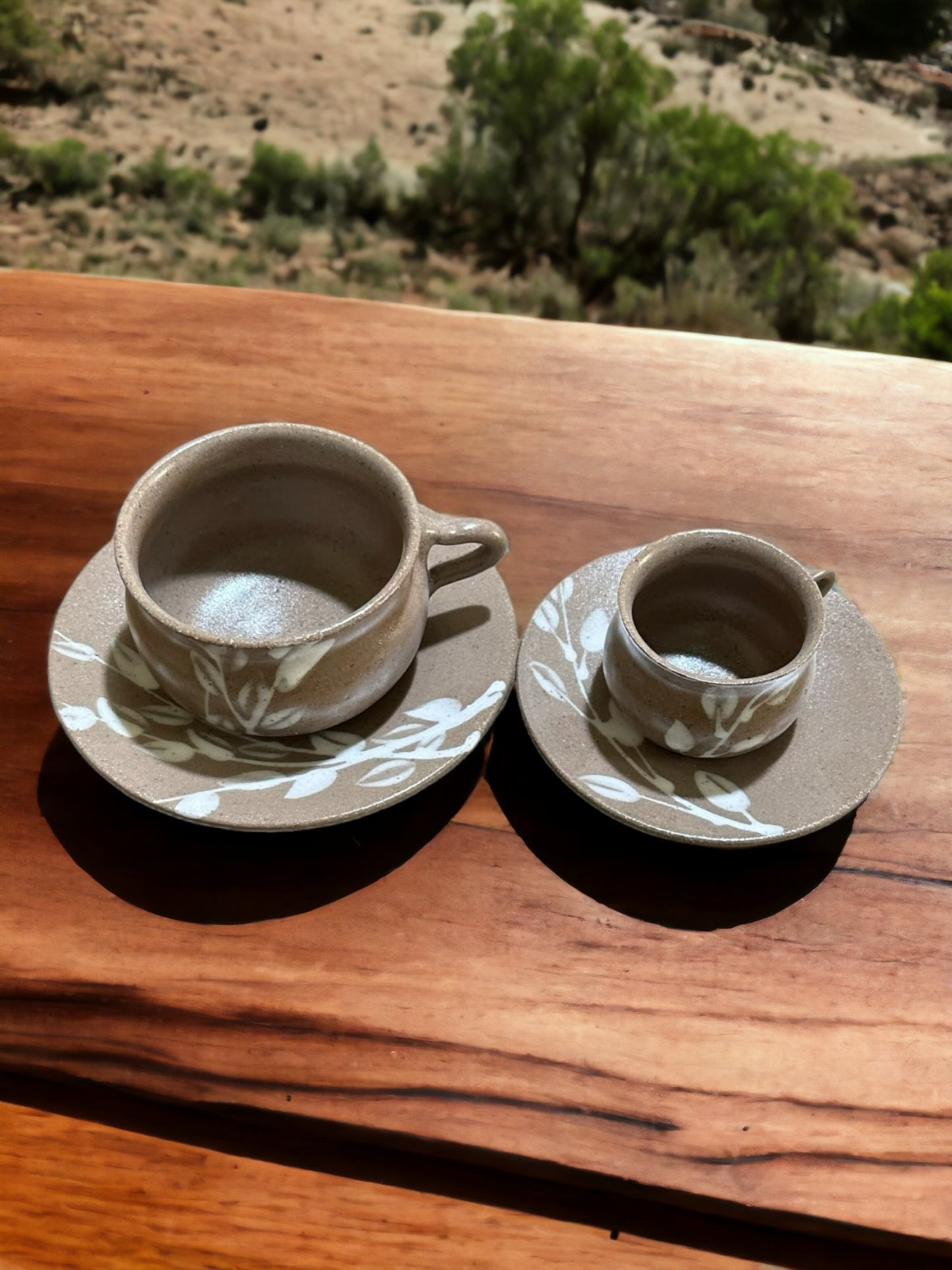 Desert Tableware Collection - Desert Flower Cappuccino cup with saucer