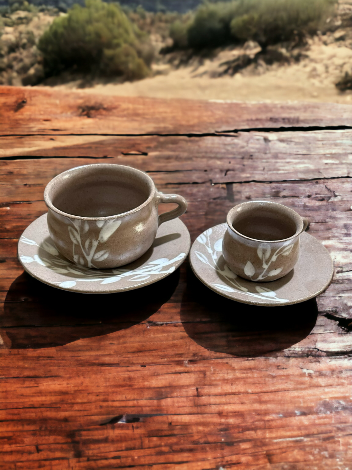 Desert Tableware Collection - Desert Flower Cappuccino cup with saucer