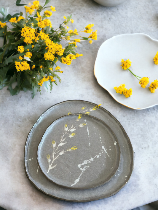 Blossom Tableware Collection - Yellow flower plates