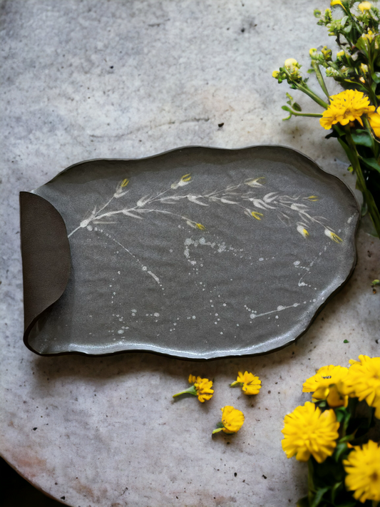 Blossom Tableware Collection - Yellow flower Cheese platter