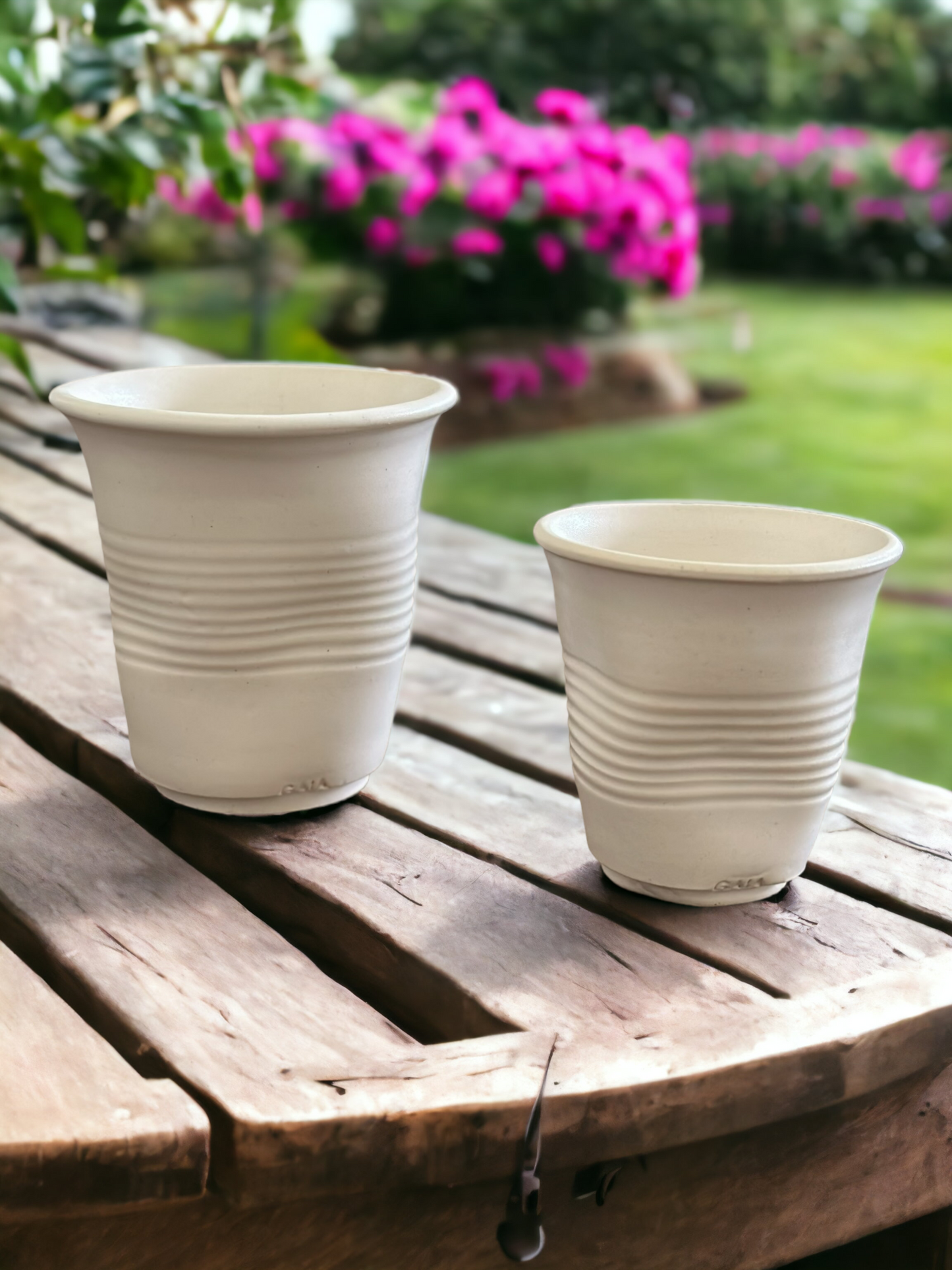 Meadows Tableware Collection - Plastic Design Tea cups