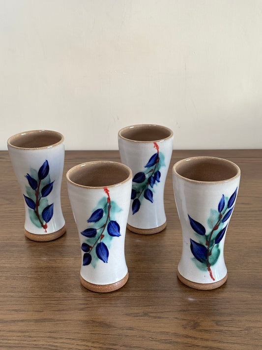 Blossom Tableware Collection - Blue Orchid Cup with designed base